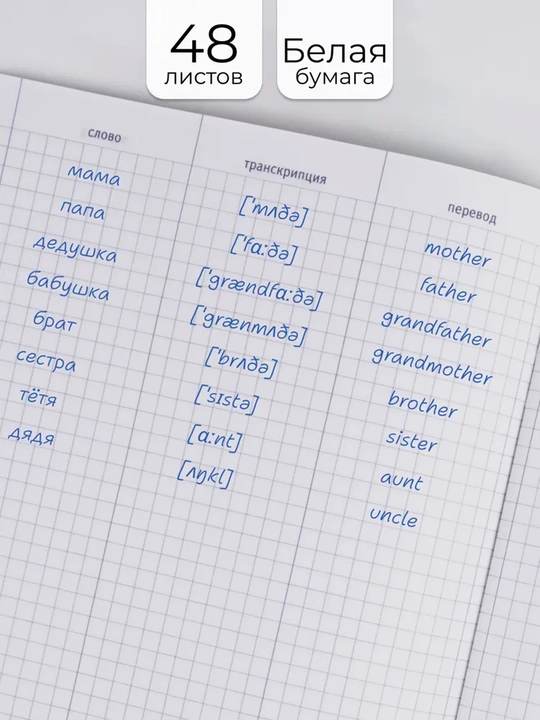 Chet tili tarjimalarini yozish uchun, A5, katakli daftar, chiziqli daftar, o'quv daftari