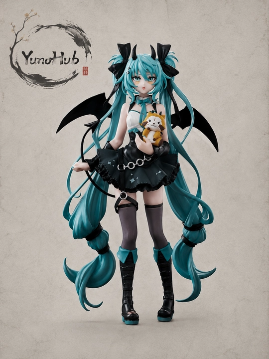 Anime figurka Hatsune Miku Little Devil – Premium koleksion bezak, PC Setup va xona dekori - 