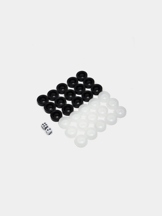 Qo'lda ishlangan nardalar, 3 qatlamli lak bilan qoplangan, 56x25