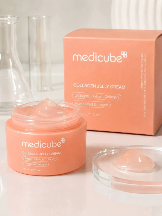 Medicube gidrolizlangan va eruvchan kollagen bilan yuz uchun kollagenli gel-krem, 110 ml
