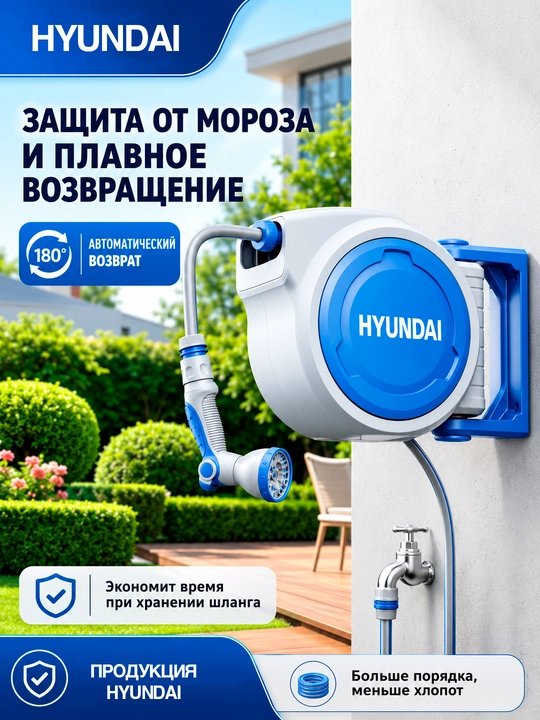 Avtomatik shlang o‘rami 20m, 30 m HYUNDAI