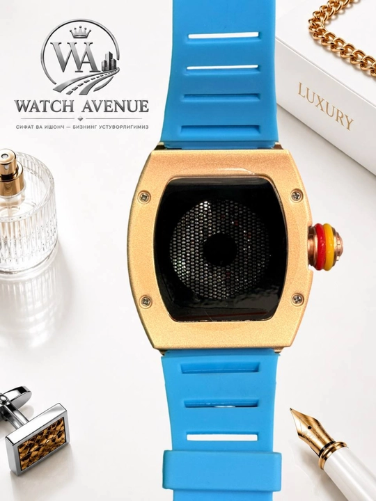 Наручные часы в Richard Mille, кварцевые, с календарем, силиконовый ремешок