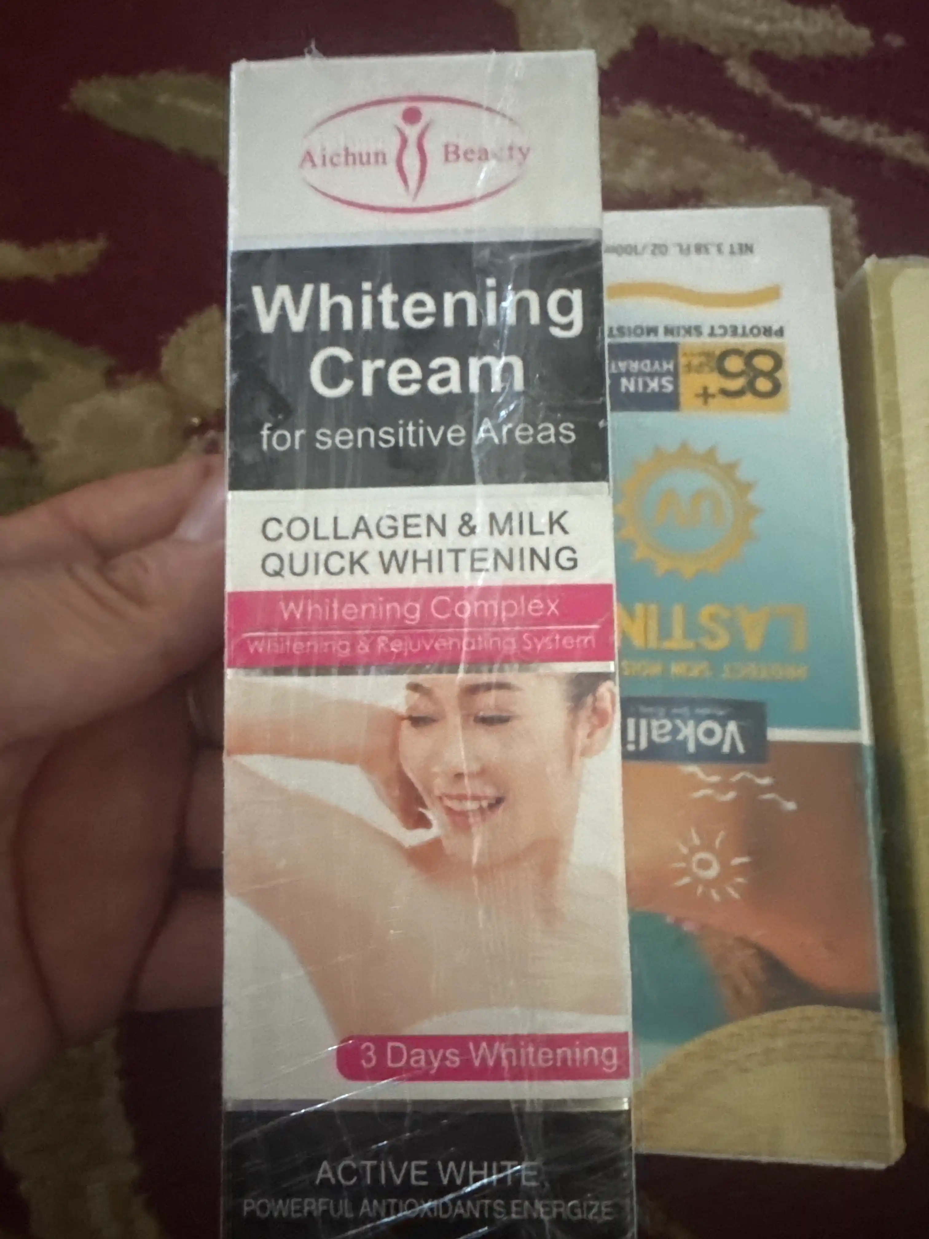 Aichun Beauty Whitening Cream, осветляющий крем с коллагеном, 60 г