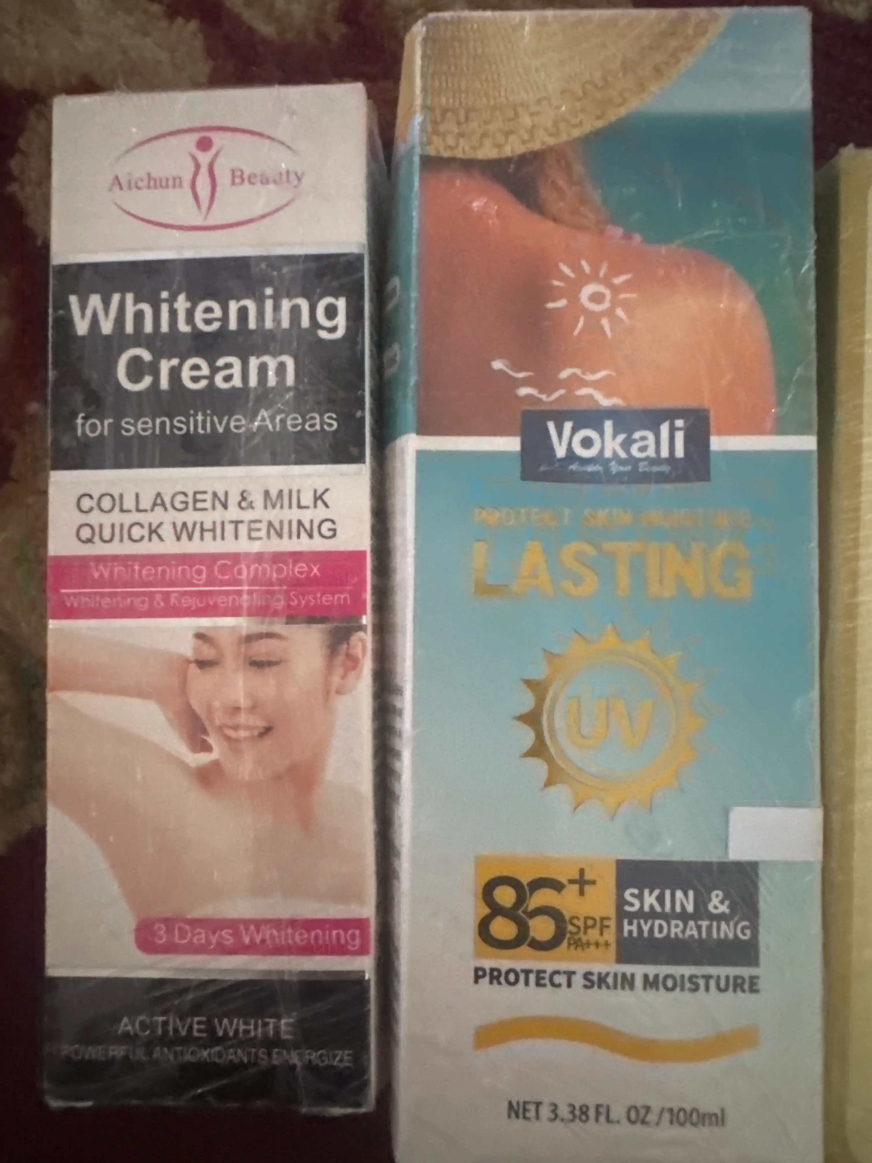 Aichun Beauty Whitening Cream, осветляющий крем с коллагеном, 60 г