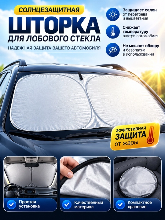 Солнцезащитная шторка для автомобиля