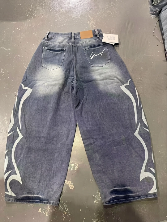 Ayollar baggy jinsi shimlari, keng Y2K, katta o‘lchamli, quvurli