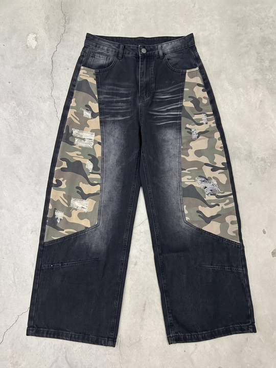 Ayollar baggy jinsi shimlari, keng Y2K, katta o‘lchamli, quvurli