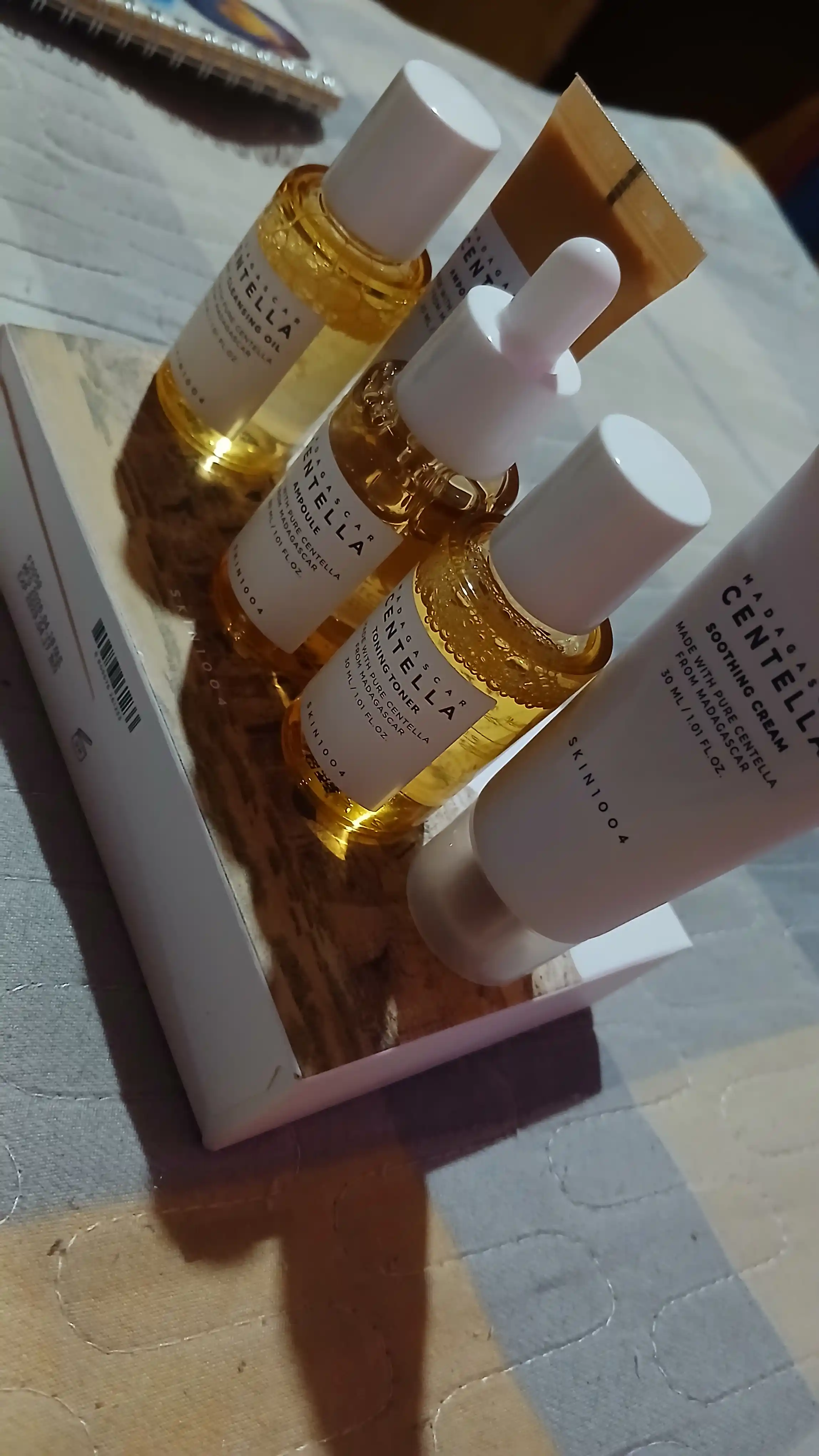 Sentella yuz parvarishi to‘plami Centella SKIN1004 Madagaskar sentellasi bilan, 5x1