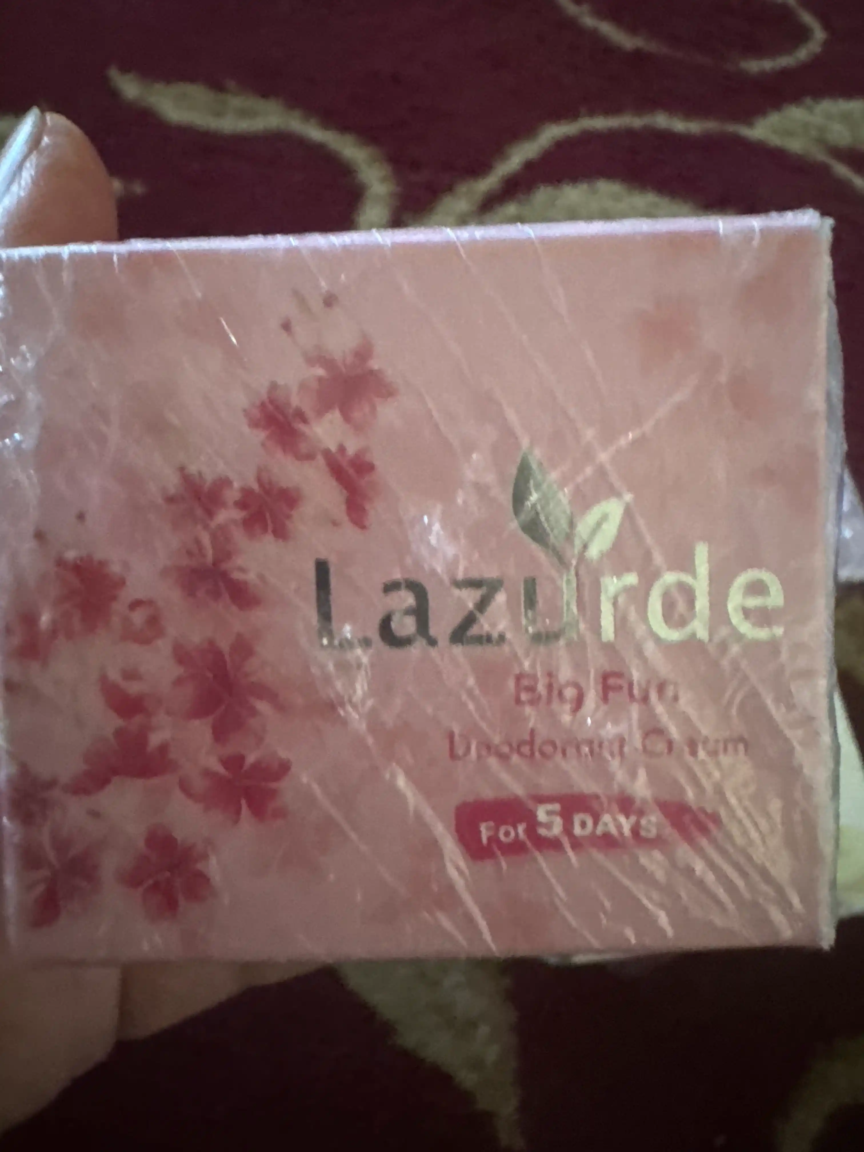 Lazurde Ayollar uchun dezodorant, ter hidiga qarshi antiperspirant krem, 50 g