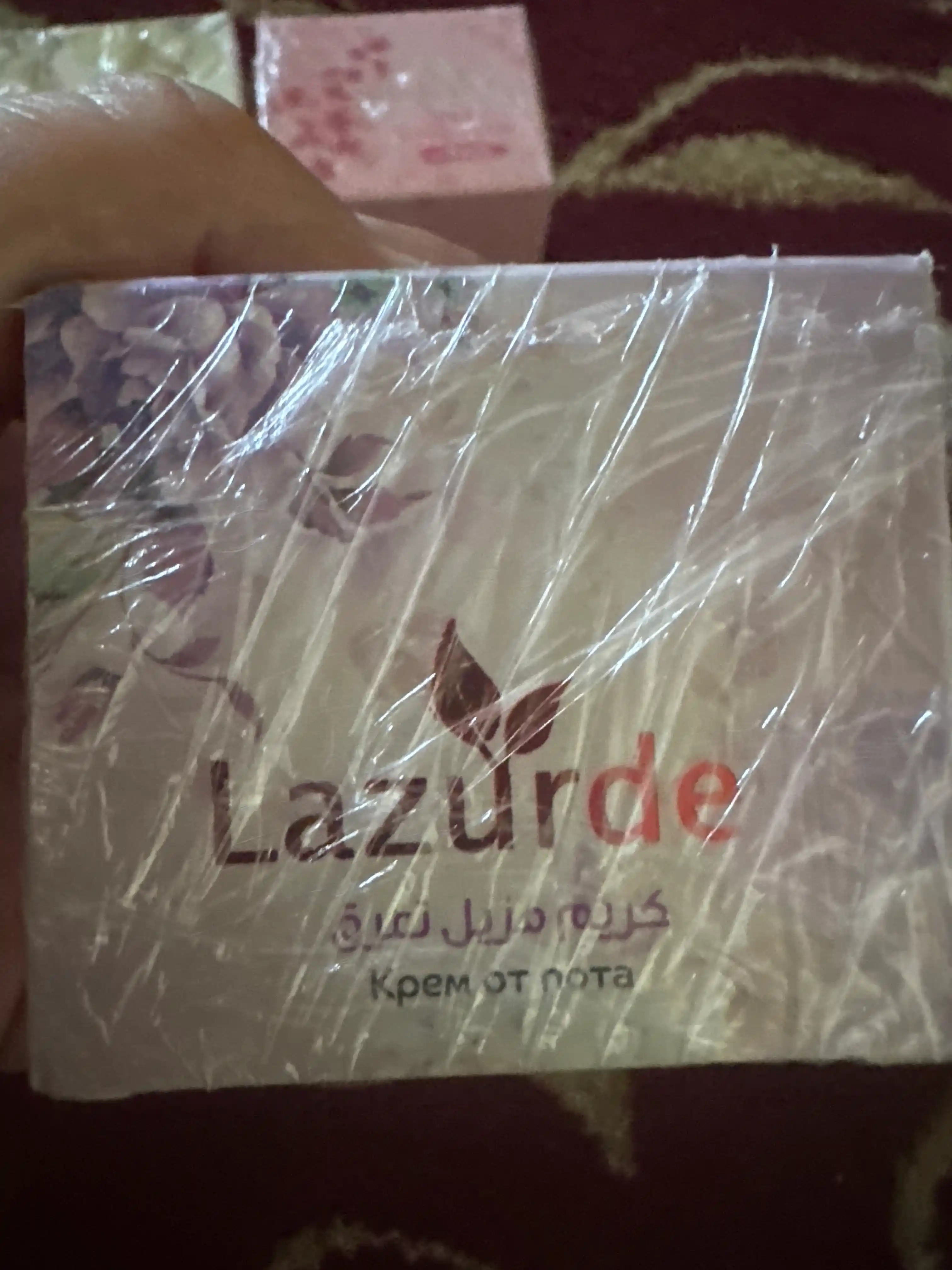 Lazurde Ayollar uchun dezodorant, ter hidiga qarshi antiperspirant krem, 50 g