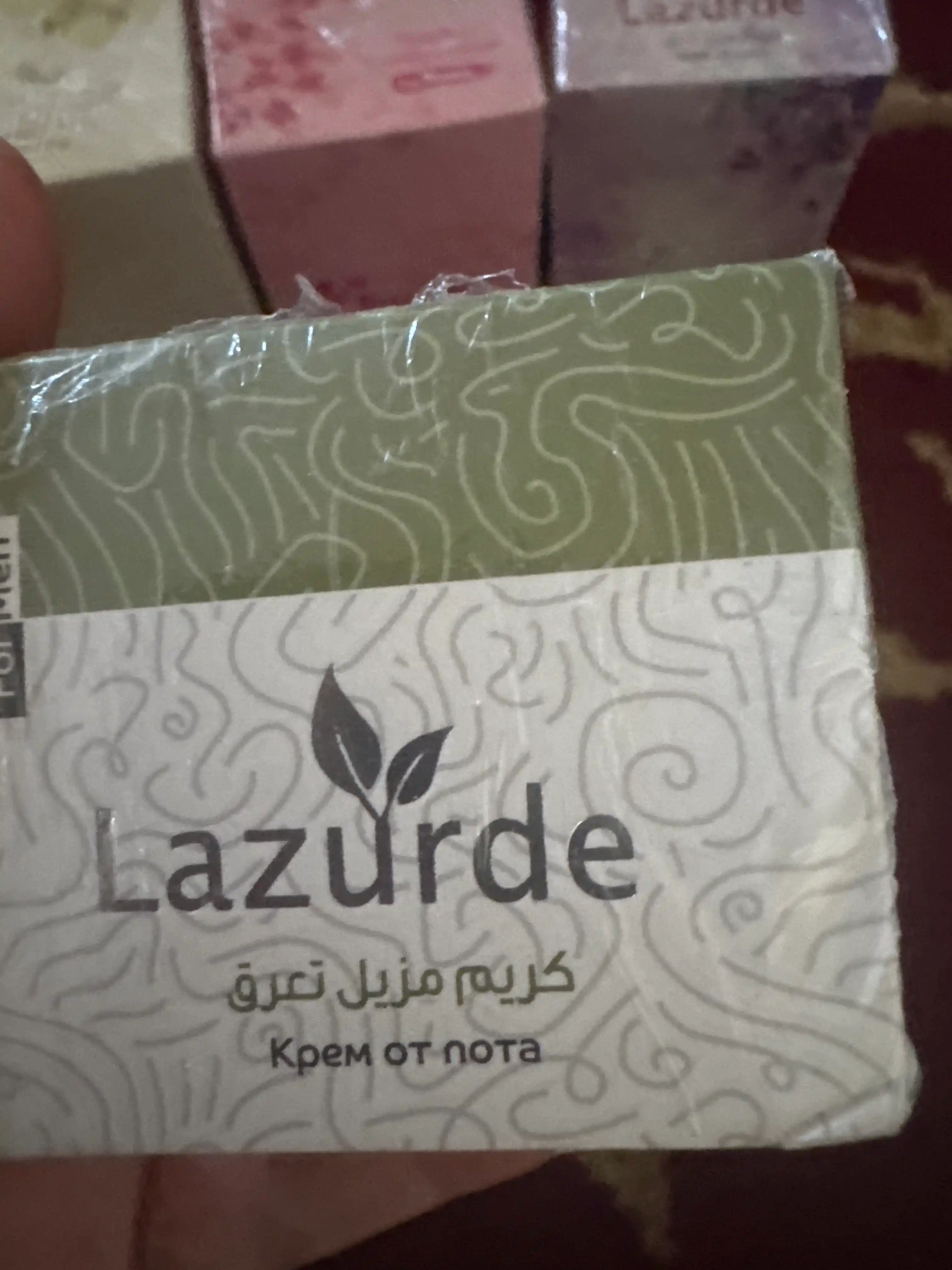 Lazurde Ayollar uchun dezodorant, ter hidiga qarshi antiperspirant krem, 50 g