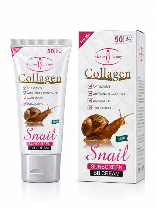 BB-крем с коллагеном и экстрактом улитки, солнцезащитный, SPF 50+ PA++