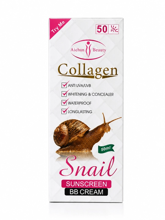 BB-крем с коллагеном и экстрактом улитки, солнцезащитный, SPF 50+ PA++