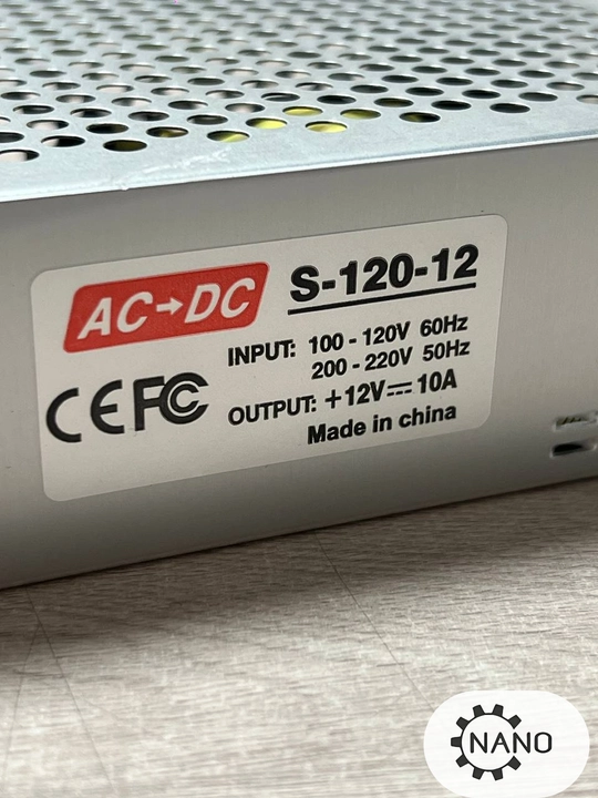 Блок питания AC/DC S-120-12, 12В 10А, 120Вт