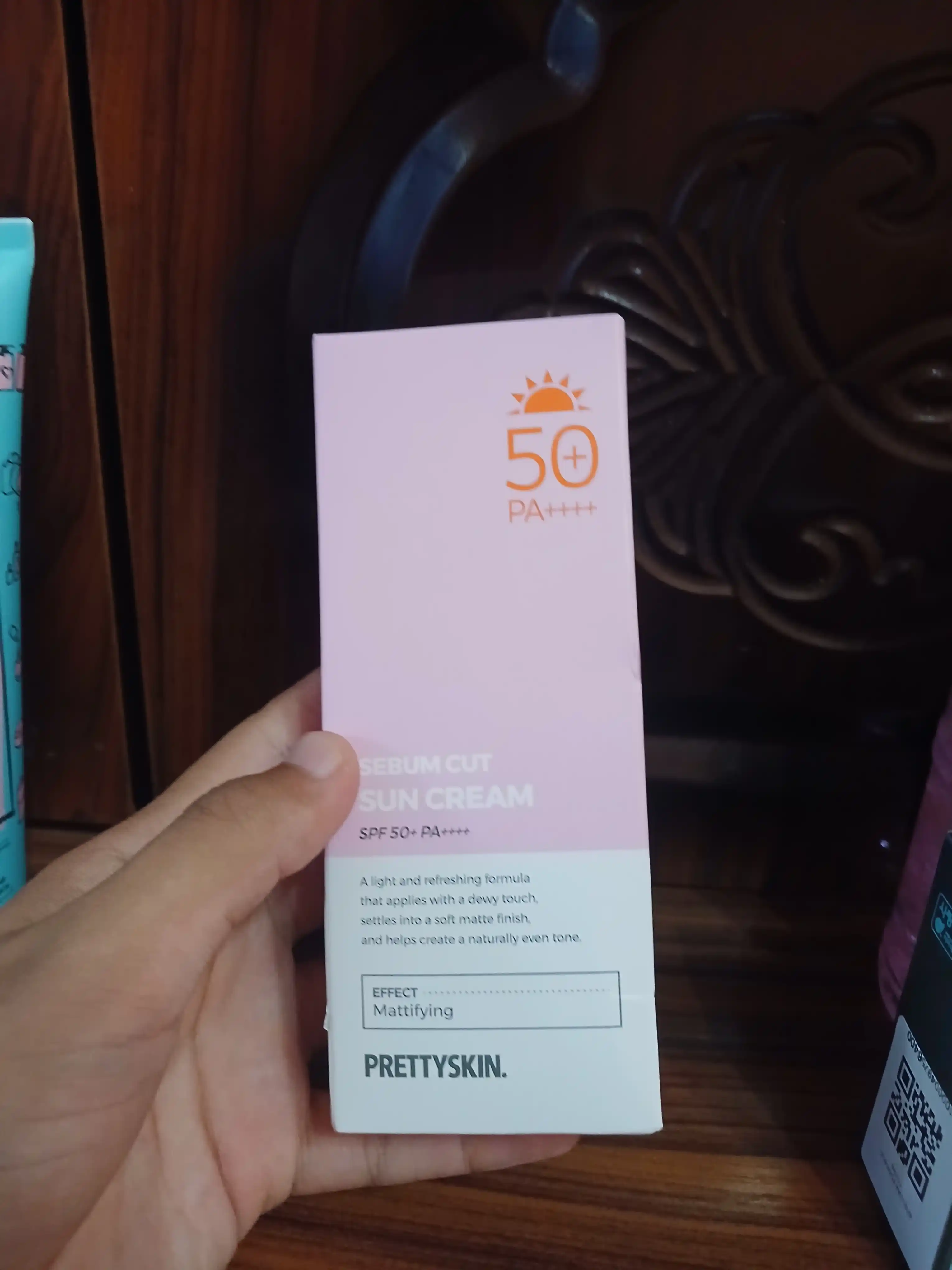 SPF50 + quyoshdan himoya qiluvchi yuz kremi, koreys rangini yo'qotmaydi, PrettySkin, 70ml