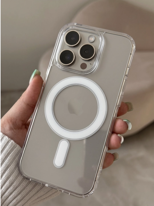 IPhone, 11, 12, 13, 14, 15, 16, Pro, Pro Max uchun Magsafe g‘ilofi