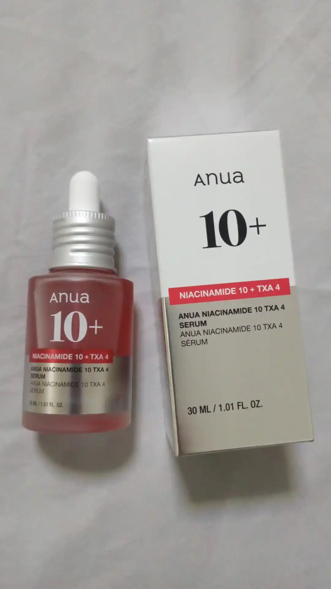 Traneksamik kislota yorituvchi sarum Anua Niacinamide 10 + TXA 4 Serum, 30 ml