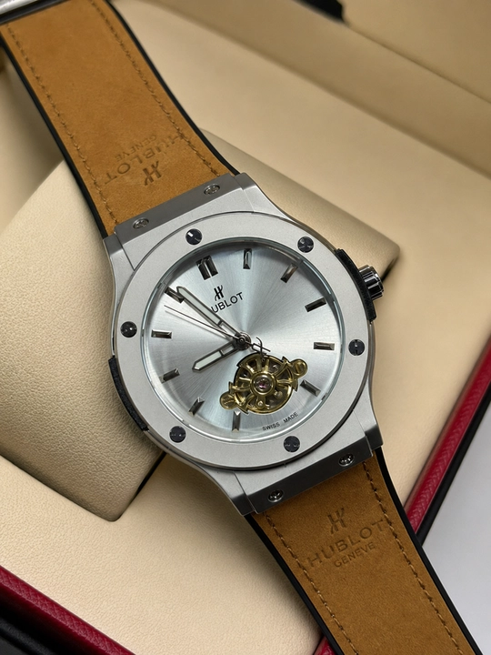 Erkaklar qo‘l soati, Hublot, yapon mexanizmi, open heart mexanikasi, yoqut shisha, klassik
