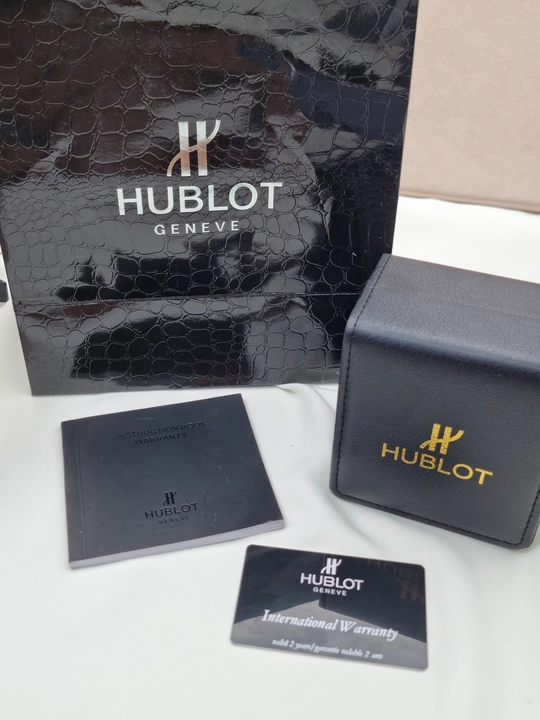 Erkaklar qo‘l soati Hublot Quartz – Mineral shisha, silikon remeshok, sana ko‘rsatkichi