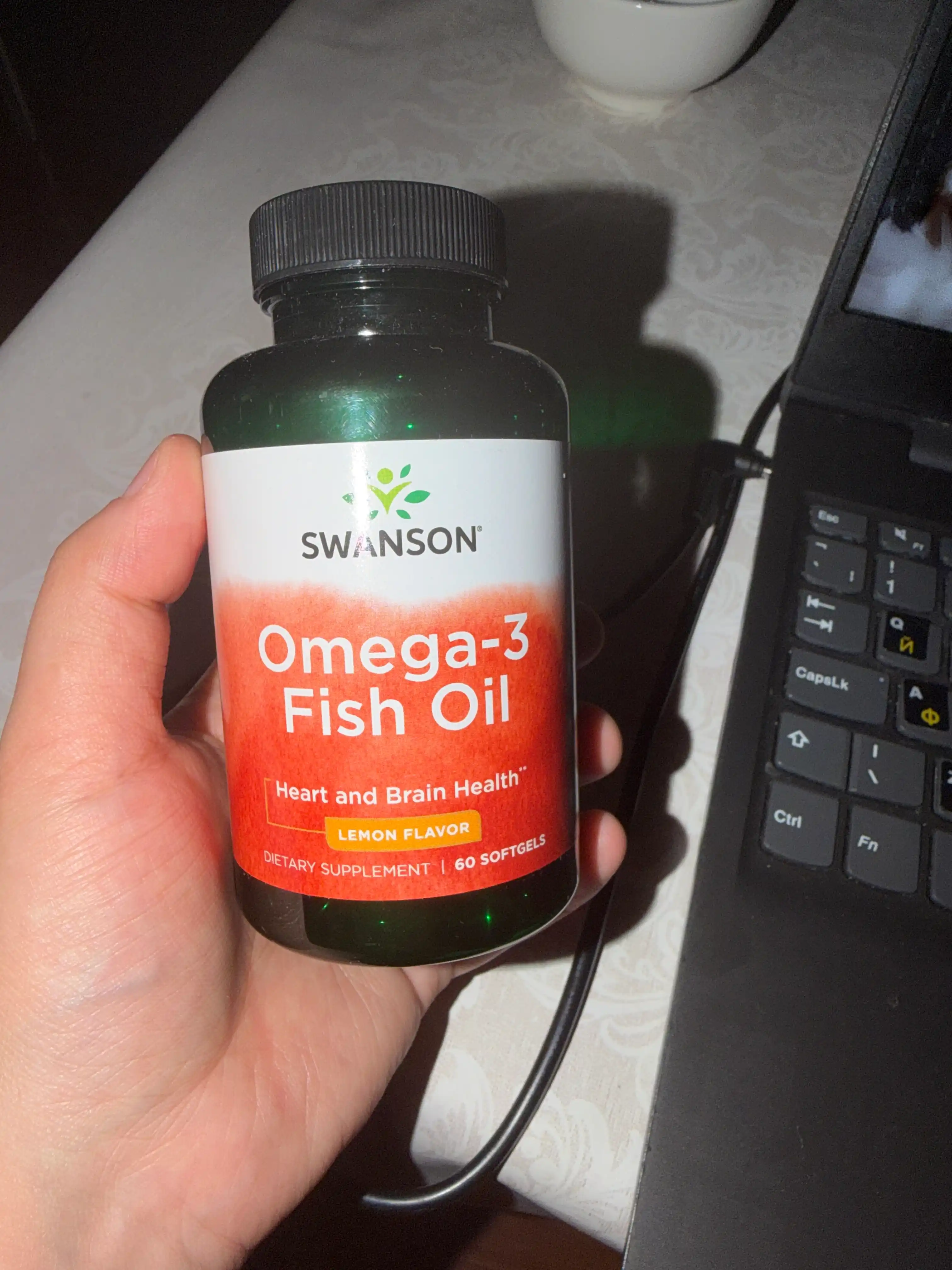 Swanson Omega-3 limon ta'mli 1000 mg