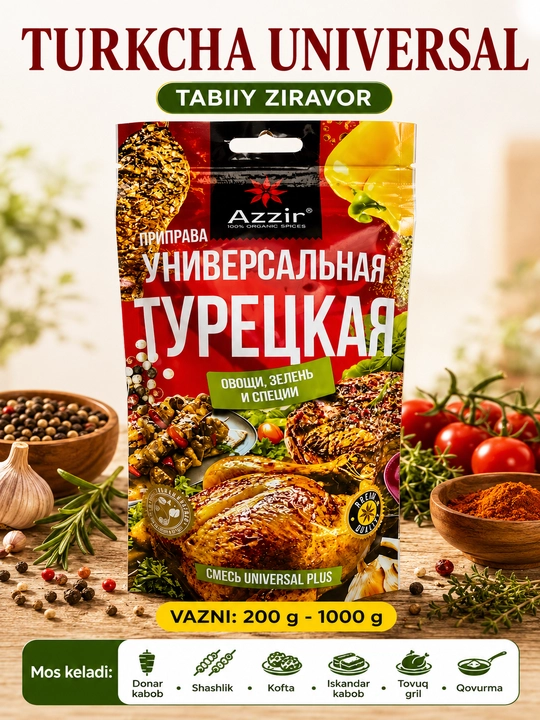 Турецкая универсальная приправа Azzir National - 