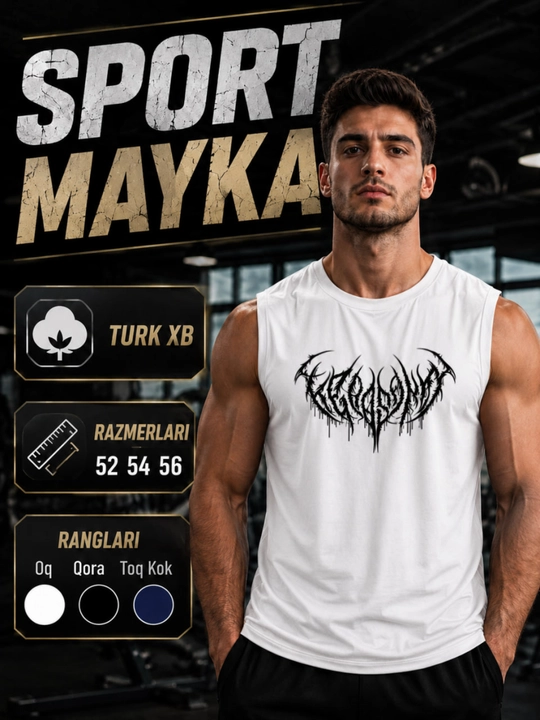 Erkaklar uchun sport maykasi - 