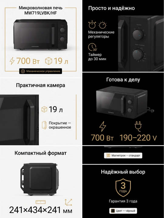 Микроволновые печи HOFMANN