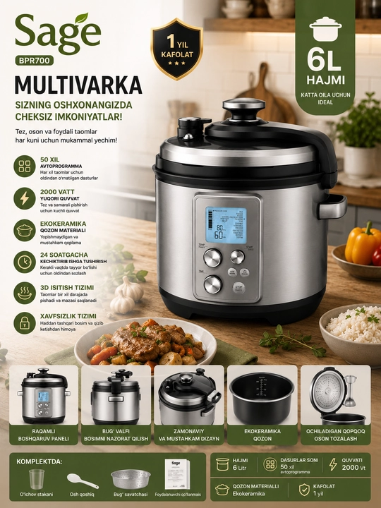 Скороварка Sage The Fast Slow Pro™