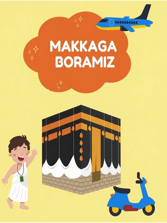 Набор исламских книг для детей – 7 обучающих книг на узбекском языке