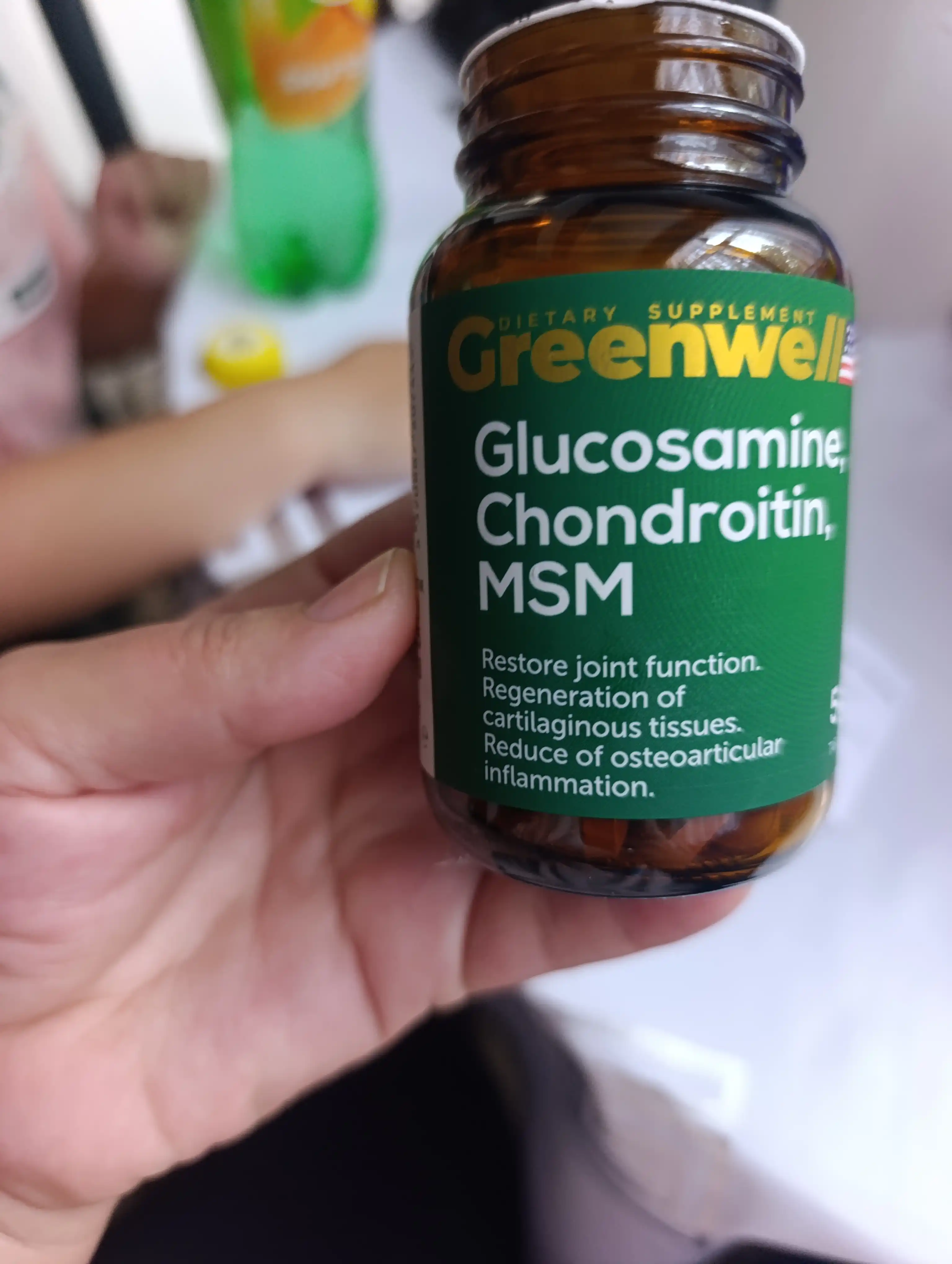 Greenwell Glucosamine, Chondroitin, MSM – здоровье суставов и подвижность