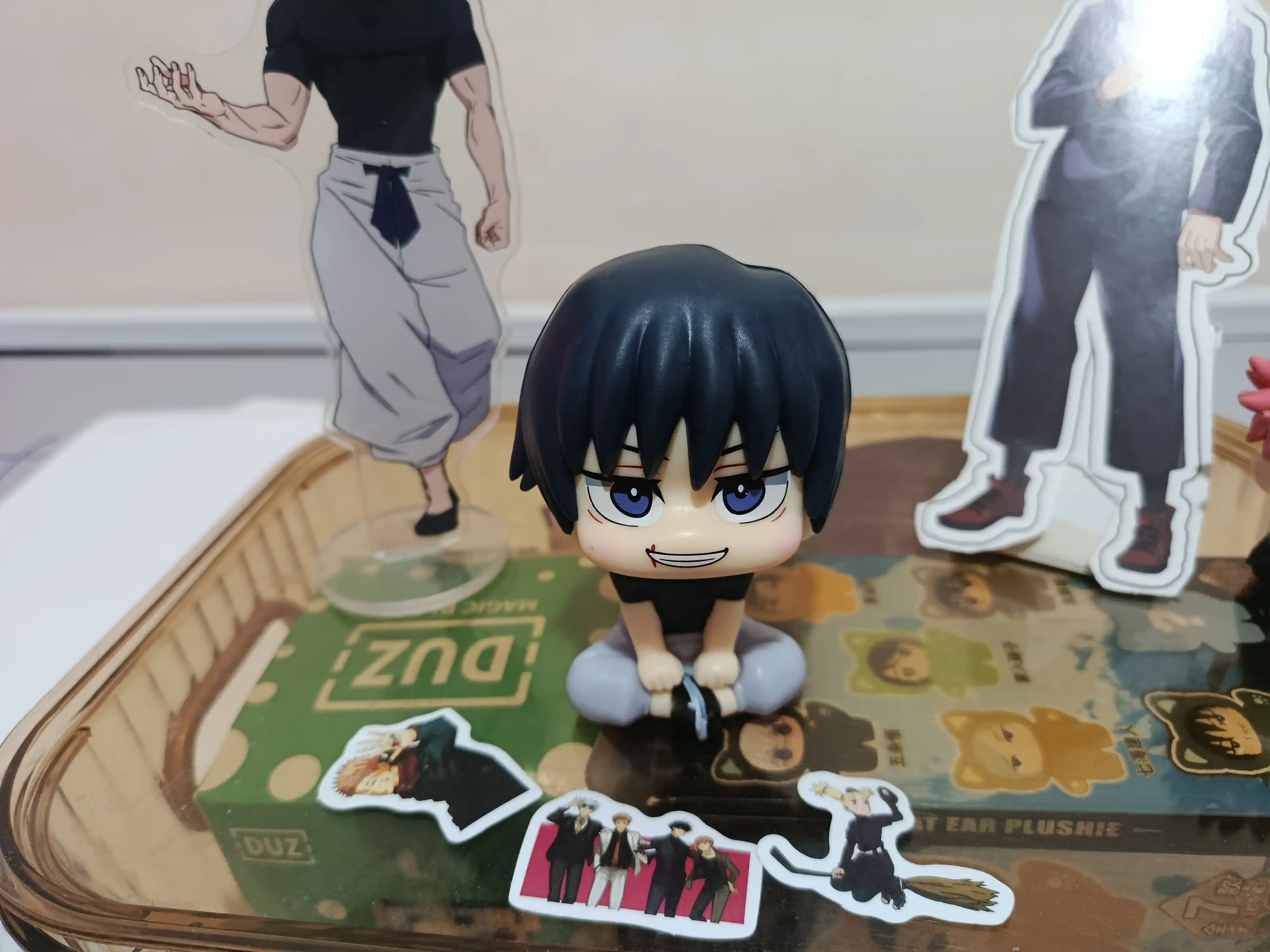 Jujutsu kaisen, gojo, sukuna, toji anime figurkalari