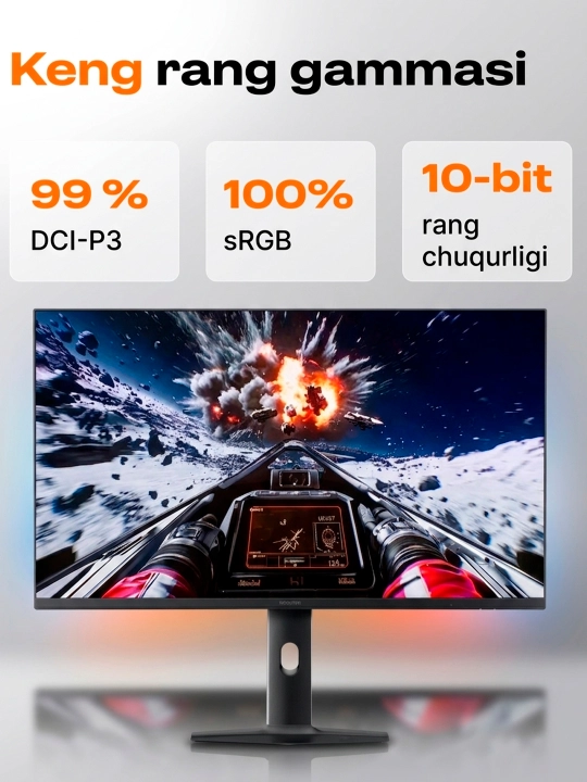 Redmi G Pro 27U Mini-LED 27" o'yin monitori 4K 160Hz / Full HD 320Hz professional PC