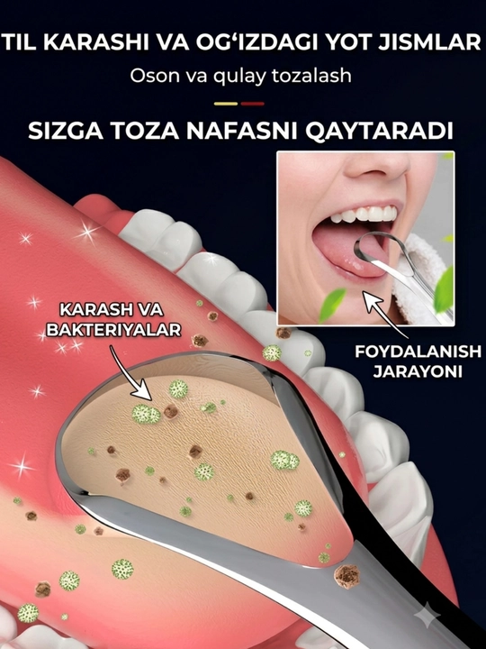 Til tozalagich o`z qutisi bilan birga, 3 xil turdagisi