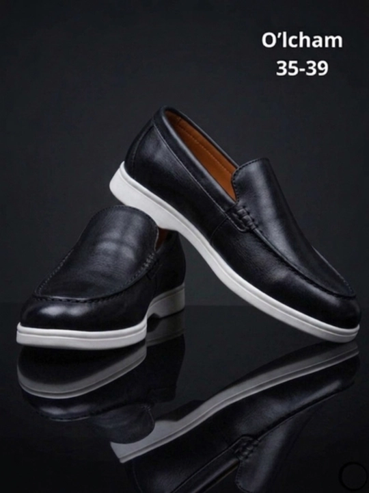 Лоферы для мальчиков и женские Loro Piana размеры 35-39,  из натуральной кожи - 