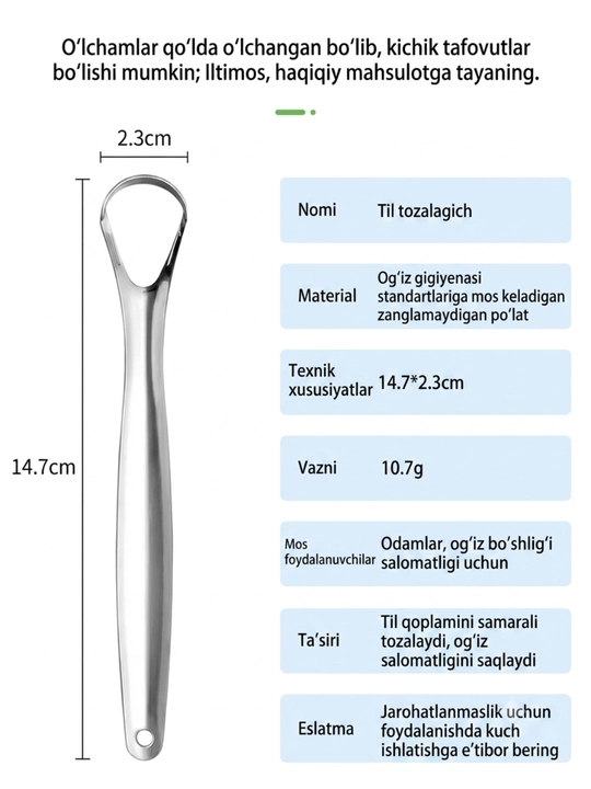 Til tozalagich 3.7 / 15 smlik katta hajmda