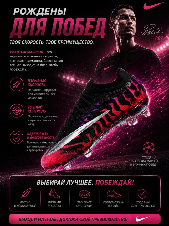 Futbol butslari, Nike, Mercurial butslari, CR7 butslari, paypoqli butslar, futbol uchun butslar