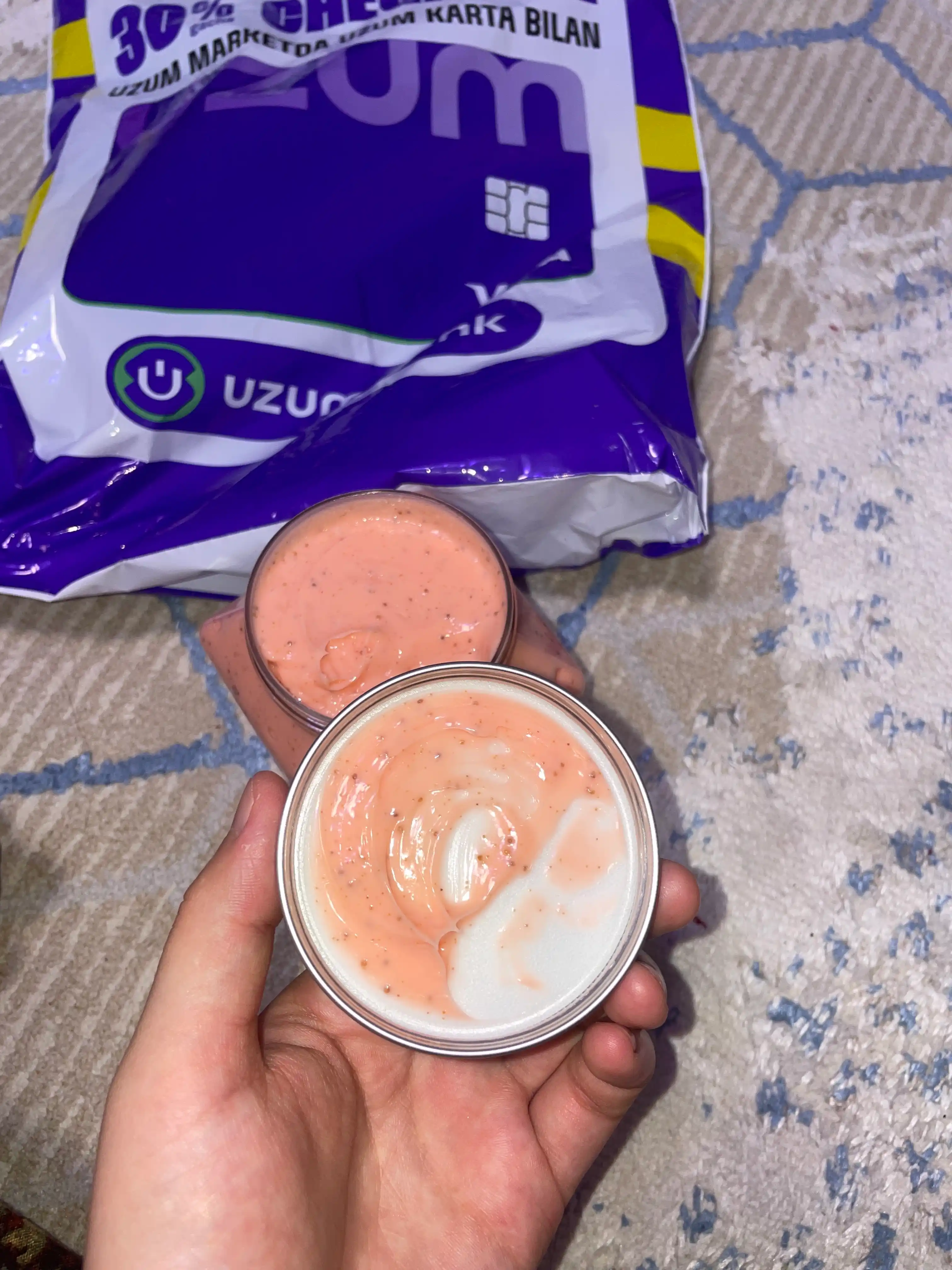 Скраб для лица и тела Wokal Sherbet Body Scrub, с экстрактом малины и клубники, 500/350 гр
