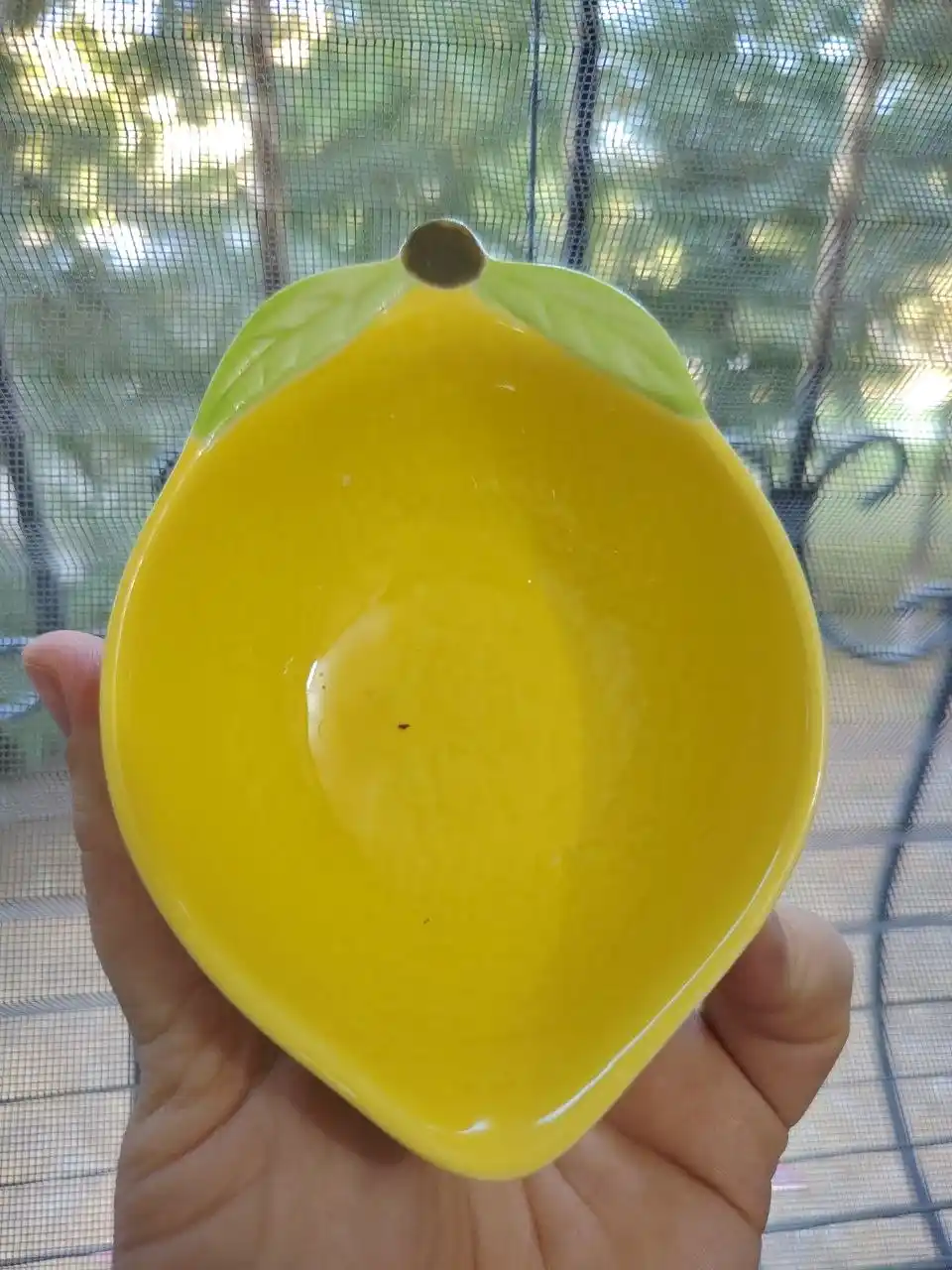 Seramika sosli qayiqlar "Limon", 2 dona