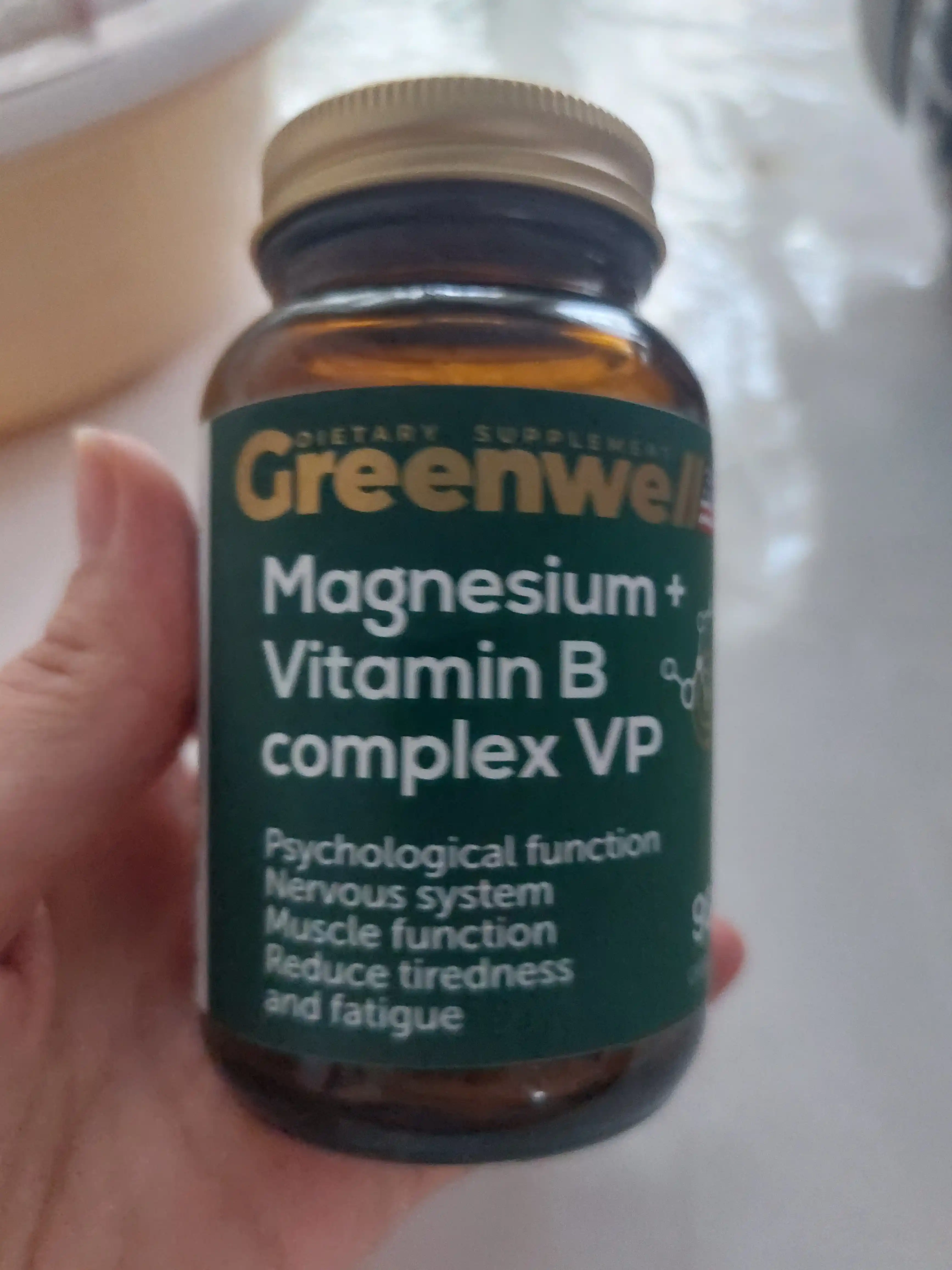 Greenwell Магний + B Complex – спокойствие, энергия и здоровье нервной системы, 90 капсул