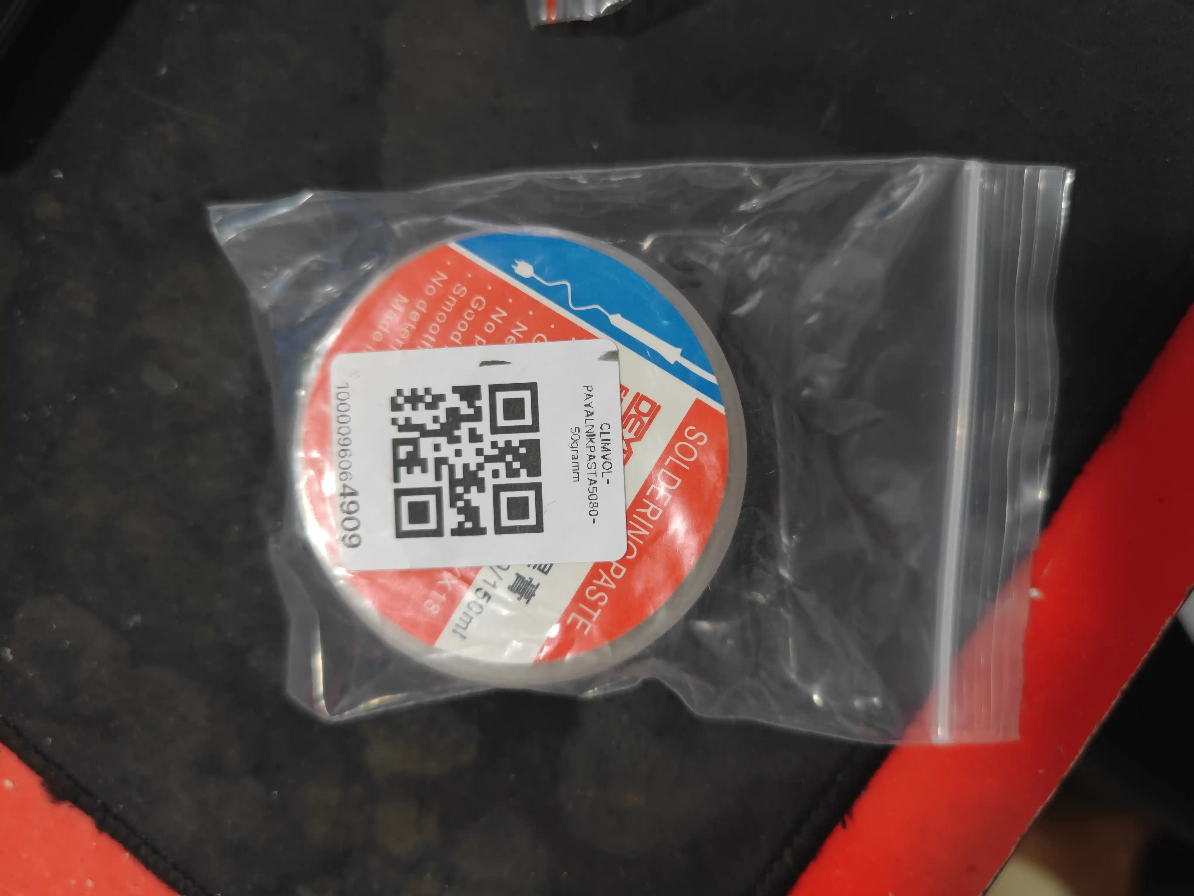 Elektronika uchun flux pasta, paykalash uchun, 80ml / 50g