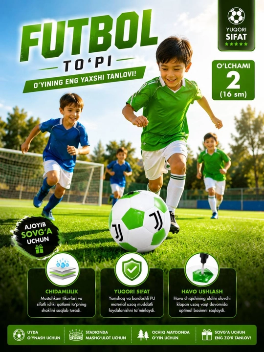 To'p, Futbol to'plari, Koptok, Futbol uchun, Bolalar uchun koptok, Sport to'plar, tuplar