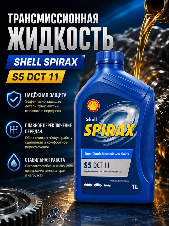 Моторное масло Shell Spirax S5 DCT 11, Германия - 