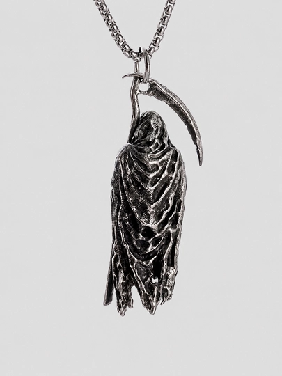 Gotik uslubdagi choker va kulon, metall aksessuarlar