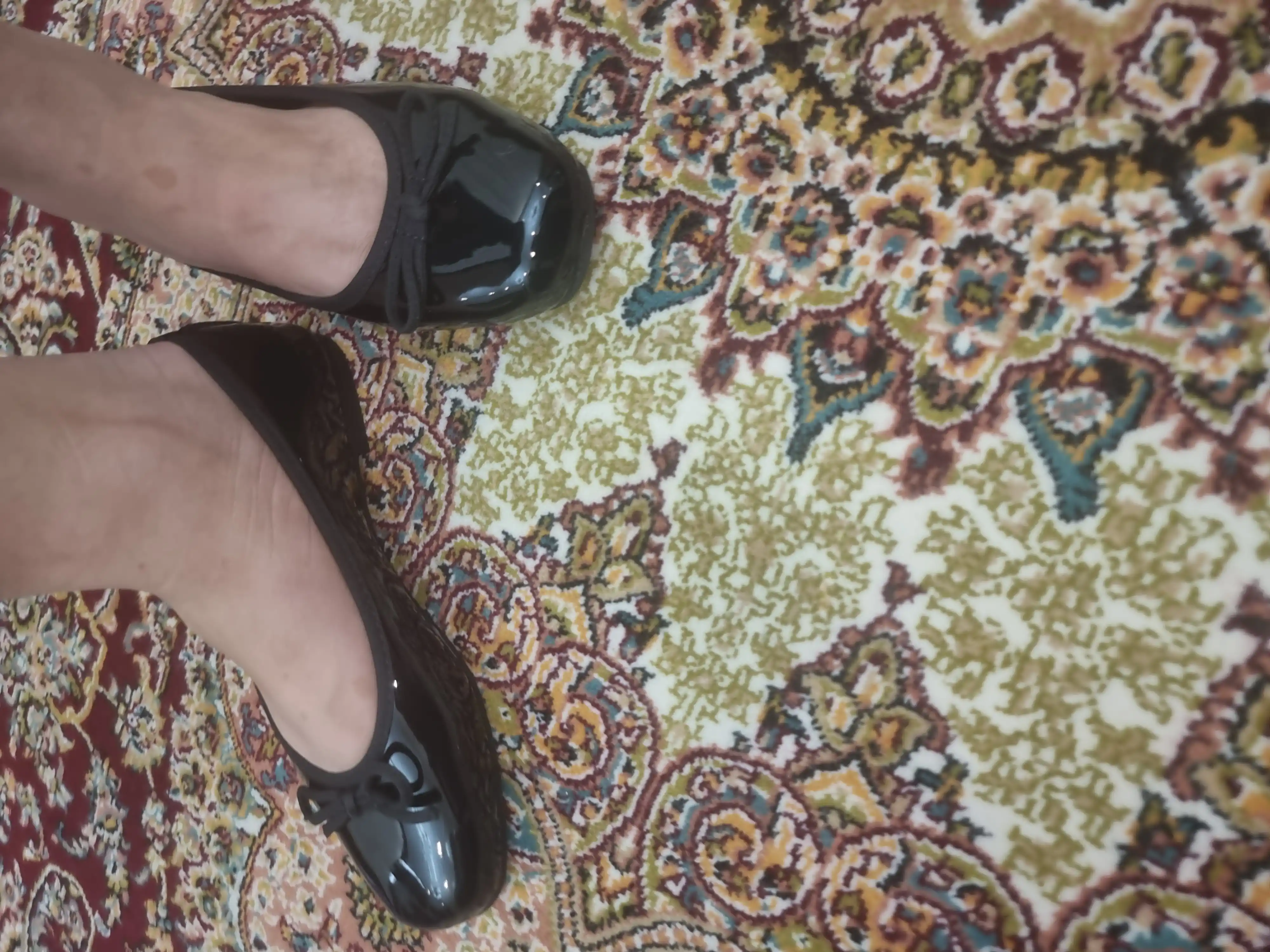 Женские балетки из мягкой и легкой кожи EVA с бантом, Zara Модель 3 разных цветов