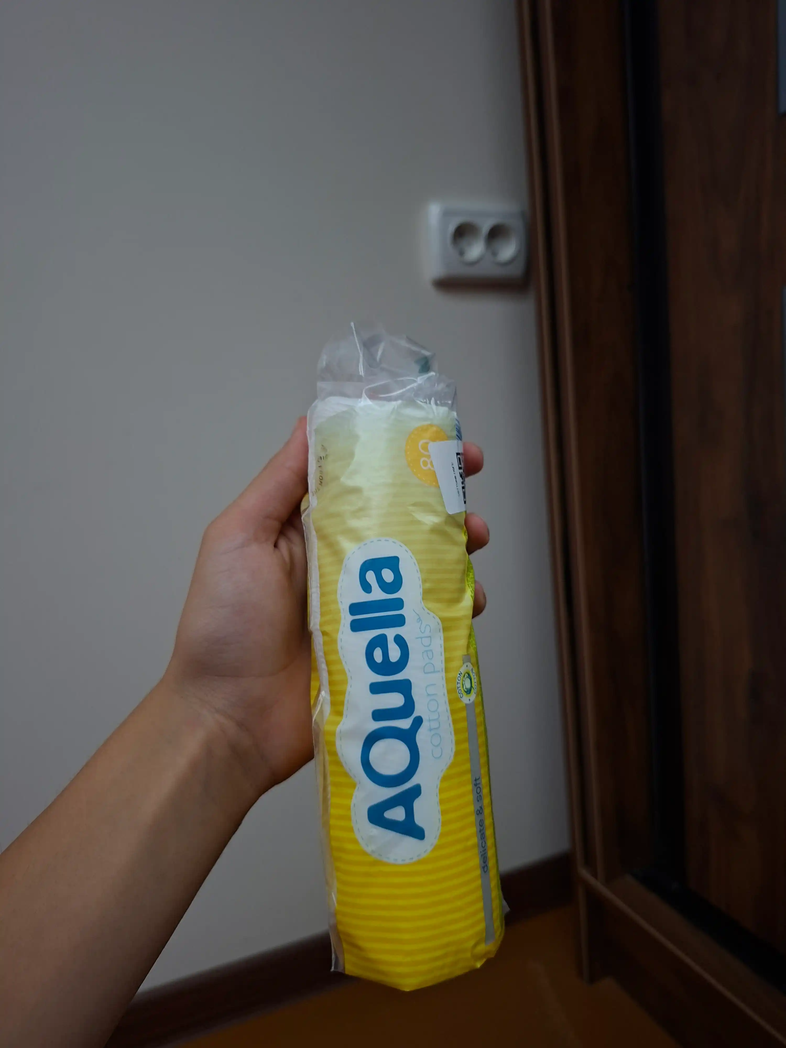 AQUELLA paxta disklari, p/e, 80 dona