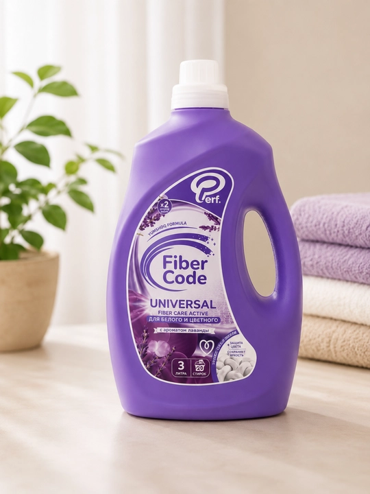 Perf Fiber Code Universal, гель для стирки с ароматом лаванды, 3 л (до 20 стирок)