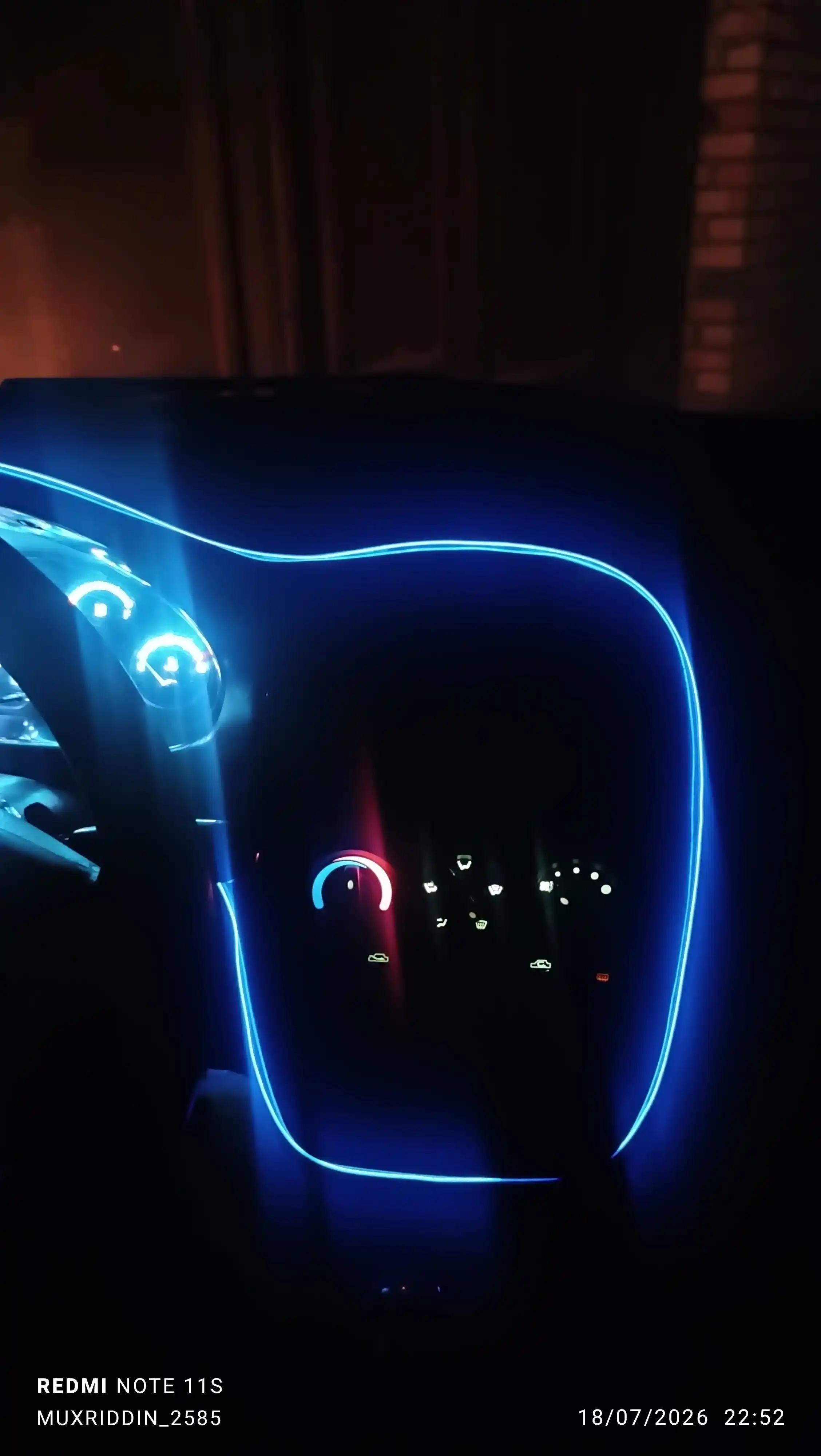 Светодиодная лента для авто, неоновая LED подсветка в машину