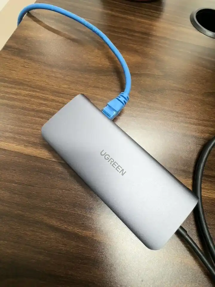 USB-C док-станция Ugreen 9в1, USB-A, HDMI, VGA, SD, LAN. Усб хаб концентратор