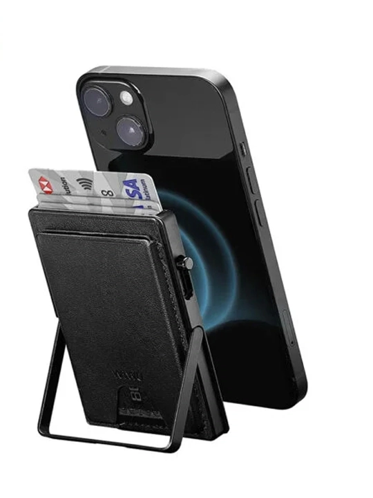 WiWU Mag Wallet Pro MW-003 MagSafe magnit kartxolder va stend