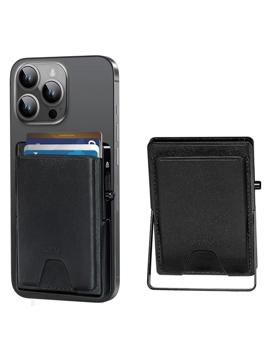 WiWU Mag Wallet Pro MW-003 MagSafe magnit kartxolder va stend